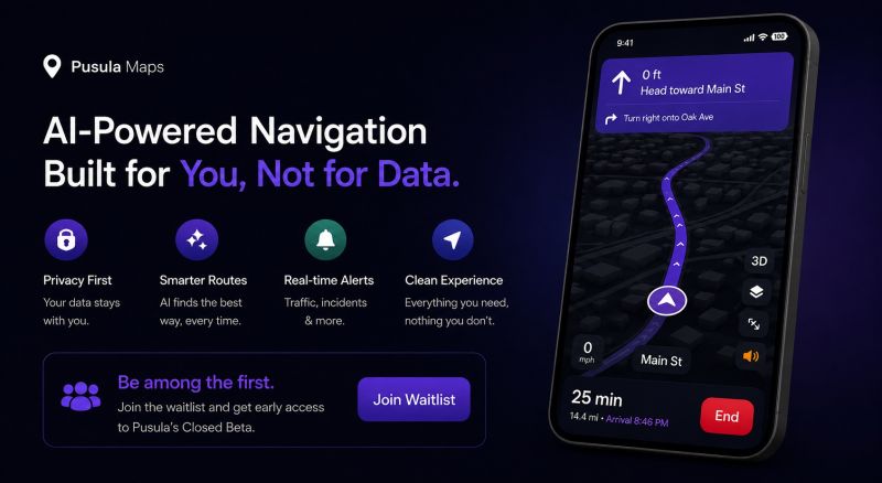 Pusula Maps product preview